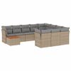 vidaXL Garden Sofa Set Mix Beige