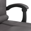vidaXL Massage Office Chair Gray