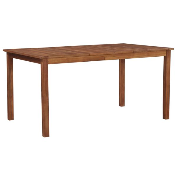 vidaXL Dining Table Natural wood Solid acacia wood Medium Durable