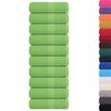 vidaXL Soap Towel Set of 10 Apple Green 100% Cotton 11.8 x 11.8 in