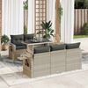 vidaXL Garden Sofa Set Light Grey