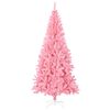 vidaXL Artificial Christmas Tree Pink PVC, steel Tall