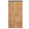 vidaXL Fly Curtain Ochre and White 39.4x90.6" Chenille
