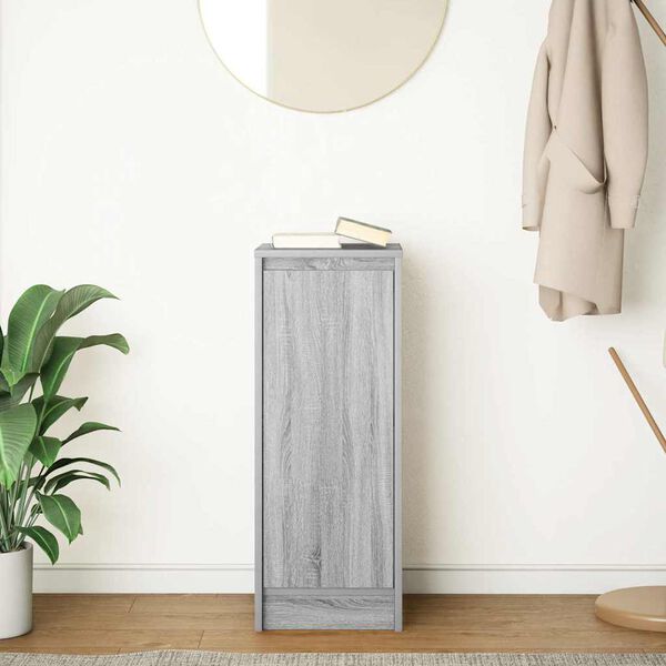 vidaXL Sideboard Grey Sonoma Engineered Wood Medium Sideboard