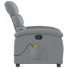vidaXL Massage Recliner Chair Light grey