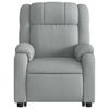 vidaXL Electric Stand Up Massage Recliner Chair Light Grey