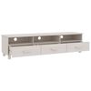 vidaXL TV Cabinet White Solid pine wood, MDF Large TV Cabinet