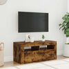 vidaXL TV Cabinet Smoked Oak Engineered wood TV Cabinet Rectangular