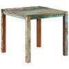 vidaXL Dining Table Multicolor Reclaimed wood Medium Durable