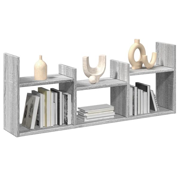 vidaXL Wall Cabinet Grey Sonoma Engineered wood Medium Wall Cabinet