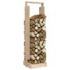 vidaXL Log Holder 13.2x11.8x43.3" Solid Wood Pine