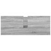 vidaXL Basin Cabinet Grey sonoma Engineered wood Medium Adjustable Feet