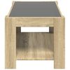 vidaXL Coffee Table Sonoma Oak Engineered Wood Medium Coffee Table