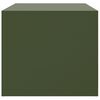 vidaXL Coffee Table Olive Green Cold-Rolled Steel Small Coffee Table