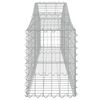 vidaXL Arched Gabion Baskets 10 pcs 78.7"x11.8"x15.7"/23.6" Galvanized Iron