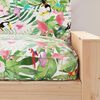 vidaXL Pallet Cushion for suitable for Seat Floral Multicolour