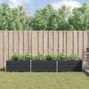 vidaXL Planter Anthracite 195 x 100 x 45 cm Galvanised Steel