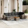 vidaXL Garden Sofa Set Grey, Dark Grey