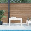 vidaXL Garden Bench White Solid Pine Wood 2-Seater Durable
