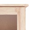 vidaXL Dresser Top Natural wood Solid pine wood, glass Medium