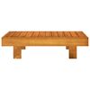 vidaXL Wooden Lounge Set Dark grey, Natural acacia wood