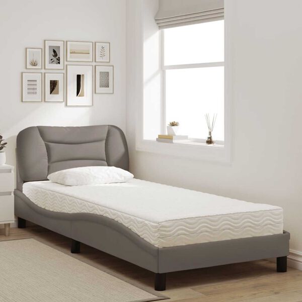 vidaXL Bed Taupe
