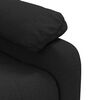 vidaXL Massage Recliner Black Fabric