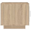 vidaXL Coffee Table White and Sonoma Oak Engineered Wood Coffee Table