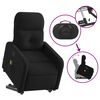 vidaXL Stand Up Massage Recliner Chair Black Fabric, metal, plywood