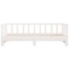 vidaXL Day Bed White Solid pine wood Full