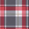 vidaXL Deck Chair Cushion Red check pattern Oxford fabric (100% polyester)