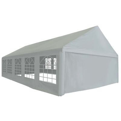vidaXL Party Tent PE 16.4'x32.8' Gray