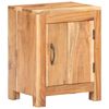 vidaXL Bedside Cabinet Natural Wood Solid Acacia Wood Small