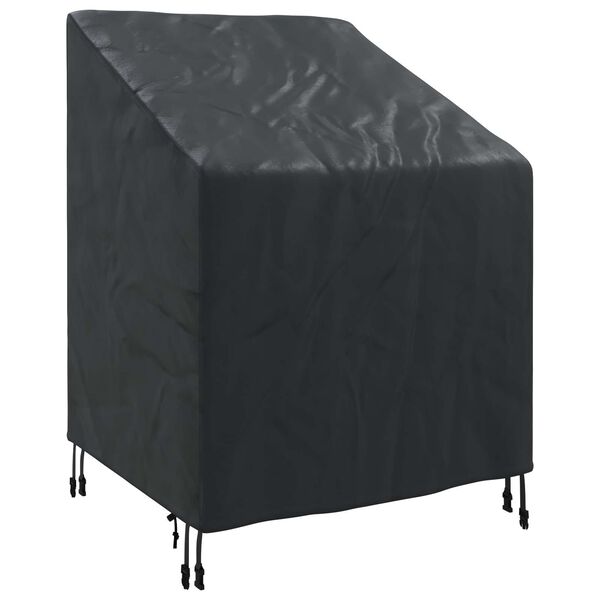 vidaXL Garden Chair Cover Black 75 x 78 x 65 / 100 cm 420D fabric
