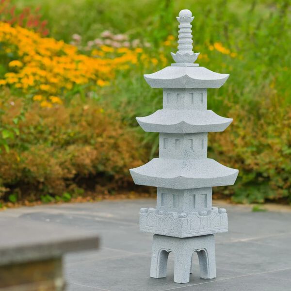 Ubbink Garden Lantern Grey Poly-resin Large Garden Lantern Other