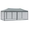 vidaXL Folding Party Tent with Sidewalls Anthracite 9.8'x19.7'