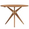 vidaXL Garden Table Brown Solid Acacia wood 43.3 x 29.5 in Durable