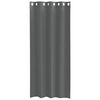 vidaXL Voile Curtains with Grommets 2 pcs Dark Grey 55.1x88.6"