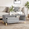 vidaXL Coffee Table Gray Sonoma Engineered wood 35.4x19.7x14.4 in