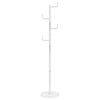 vidaXL Coat Stand White Powder-coated iron Large Coat Stand