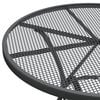 vidaXL Garden Table Anthracite Expanded Metal Mesh Medium Durable