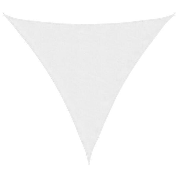 vidaXL Sun Shade Sail White Polyester Oxford with PU coating