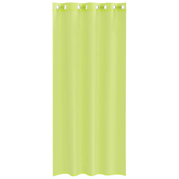 vidaXL Voile Curtains with Grommets 2 pcs Apple Green 55.1x88.6"