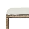 vidaXL Garden Dining Set Beige, Cream White