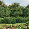 vidaXL Wire Mesh Fence Green 7.2x82.0' Galvanised Steel