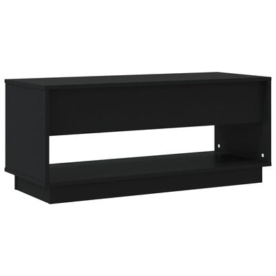 vidaXL TV Cabinet Black 40.2"x16.1"x17.3" Engineered Wood