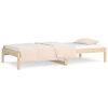 vidaXL Day Bed Natural Wood Solid pine wood 35.4x78.7 in Day Bed