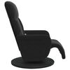 vidaXL Massage Recliner Chair with Footrest Black Velvet