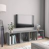 vidaXL Book Cabinet Grey Sonoma Engineered Wood 56.3x11.8x14.2 in