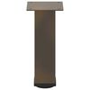 vidaXL Coffee Table Leg Natural Steel Powder-Coated Steel Adjustable Feet